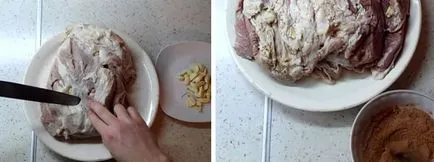 Cum se coace carnea de porc la cuptor in folie, astfel încât acesta a fost la școală