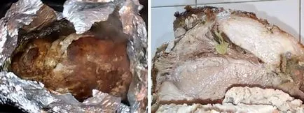 Cum se coace carnea de porc la cuptor in folie, astfel încât acesta a fost la școală