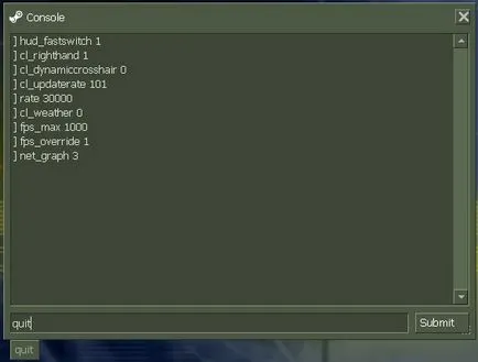 Console comenzi COP 1