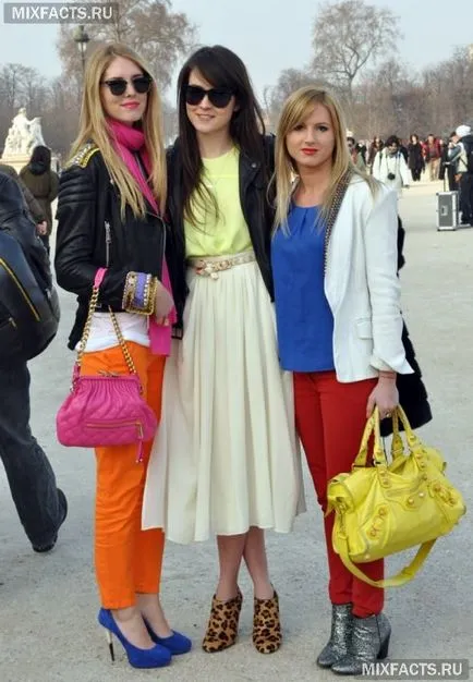 Color-blocare - stil de rochie (foto) (stil) Color-blocare - stil de rochie (fotografii)