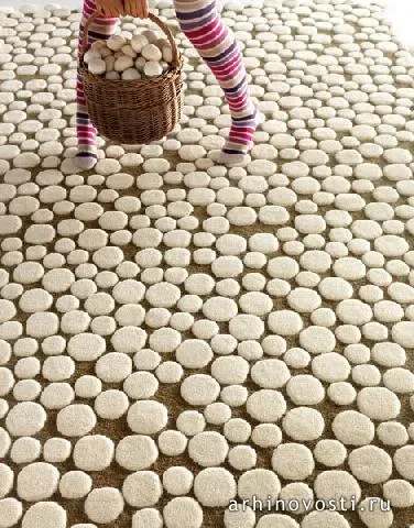 Mats pentru podea, cu mâinile lor, arhitectura si design, arhinovosti