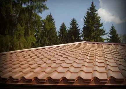dimensiuni standard de acoperis din tablă, înălțimea valurilor, grosime