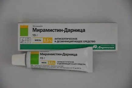 instrucțiuni de utilizare Miramistin la o răceală, prin pulverizare, unguent, pentru copii de până la un an pentru o durere în gât, pentru