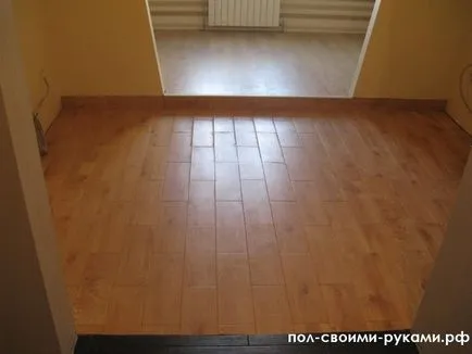 Schimbarea podea într-un apartament pe cont propriu