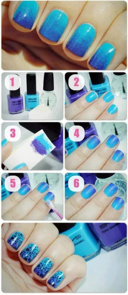 Moda Cuie stil Ombre