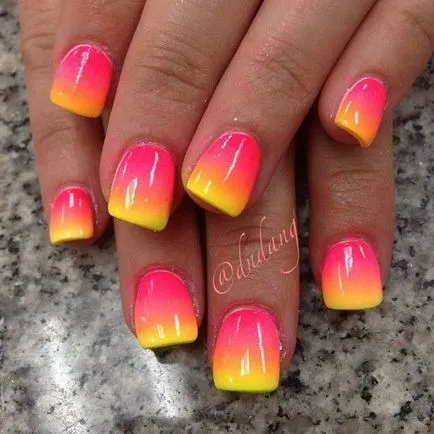 Moda Cuie stil Ombre