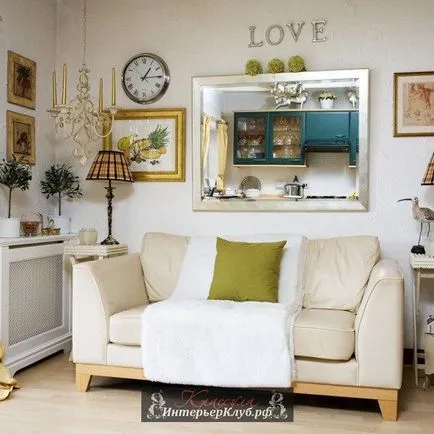Scrierea pe perete în interiorul idei de decorațiuni interioare
