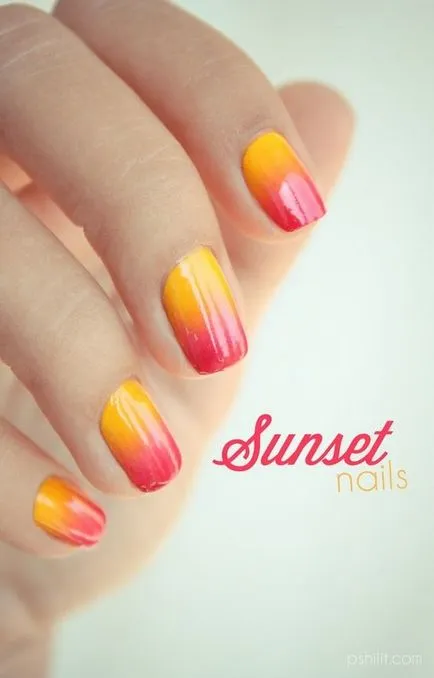 Moda Cuie efect Ombre - 50 de imagini video, - cuie elegante