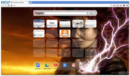 Personalizați marcaje vizuale în browser-ul dvs., Google Chrome