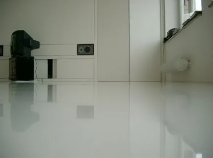 Fluxul de intrare Rata de 1m2 podea pentru a calcula grosimea stratului de acoperire autonivelante