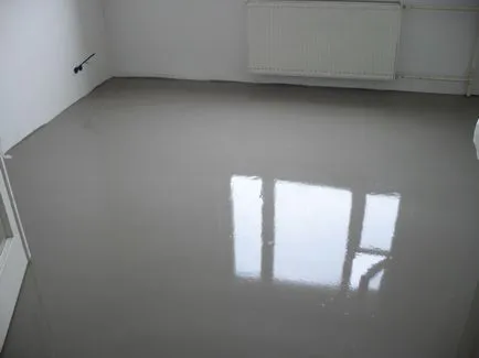 Fluxul de intrare Rata de 1m2 podea pentru a calcula grosimea stratului de acoperire autonivelante