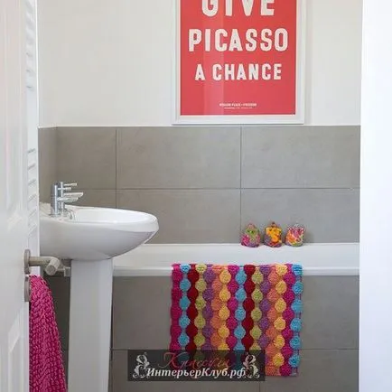 Scrierea pe perete în interiorul idei de decorațiuni interioare