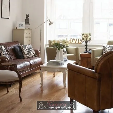 Scrierea pe perete în interiorul idei de decorațiuni interioare