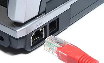Laptop-ul nu vede cablul de alimentare (internet cablu de Ethernet)