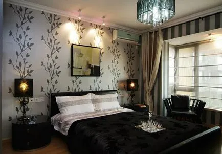 Wallpaper pentru dormitor o mică fotografie și idei pentru pereți, cât de frumos pokleit, decorarea camerei, și exemple (tapet pentru dormitor) Wallpaper pentru dormitor o mică fotografie și idei pentru pereți, pokleit cât de frumos, decorarea camerei, și exemple
