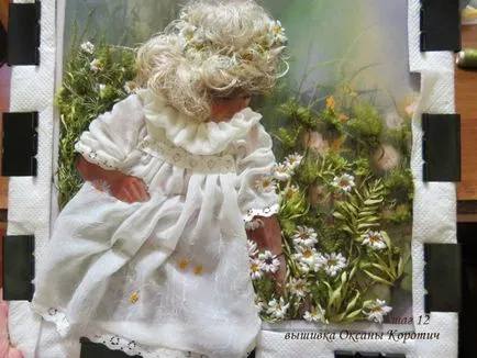 margarete fermecătoare, panglici broderie, brodată