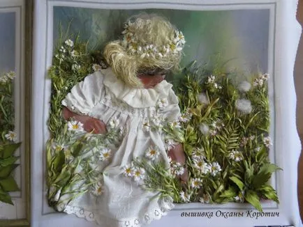 margarete fermecătoare, panglici broderie, brodată