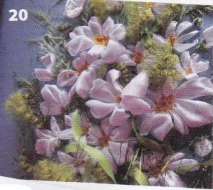 margarete fermecătoare, panglici broderie, brodată