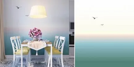 Decorarea gresie bucătărie și tapet (30 poze)