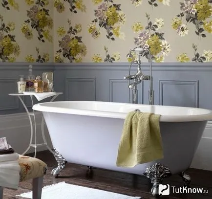 Decorarea pereților cu propriile sale mâini tapet baie (beneficii) Decorarea pereților cu propriile sale mâini tapetul de baie