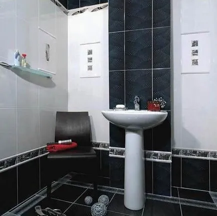 Decorarea camera de gresie baie - idei foto, video tăiați propriile lor mâini