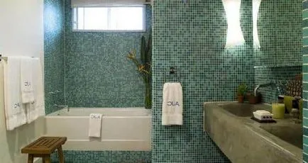 Decorarea camera de gresie baie - idei foto, video tăiați propriile lor mâini
