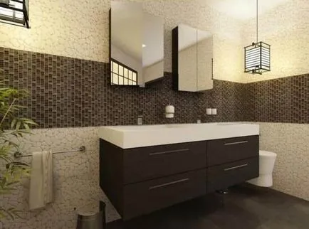 Decorarea camera de gresie baie - idei foto, video tăiați propriile lor mâini