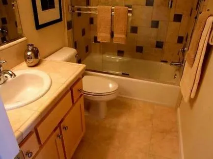 Decorarea camera de gresie baie - idei foto, video tăiați propriile lor mâini
