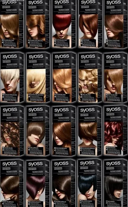 Paleta de culori de vopsea pentru păr SYOSS (CES) glossuri Sensei, oleomargarină intens (SYOSS) Paleta de culori de vopsea pentru păr SYOSS (CES) glossuri Sensei, oleo intens