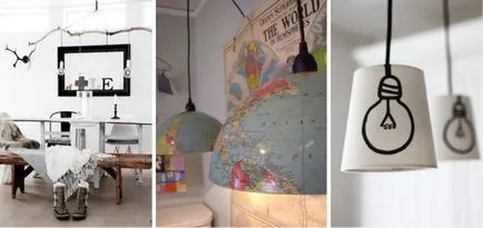 candelabru de tavan cu mâinile sale - magia de inspirație, lucruri interioare