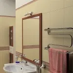 Conectarea laterală a radiatorului, de jos, pe diagonală