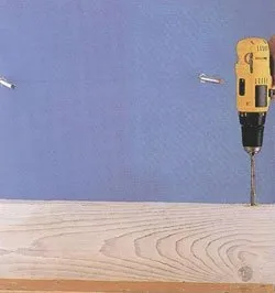 Ascunderea rafturi de montare pe perete fără elemente de fixare vizibile, construi casa ta!