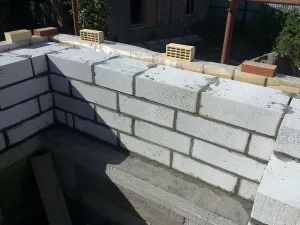 Reguli de stabilire blocuri de spumă cu mortar