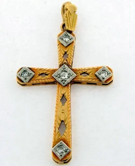 Cruce ortodoxă ca un simbol al credinței și decorațiuni