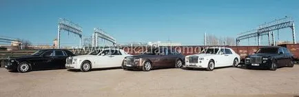 Inchiriere Rolls-Royce Phantom, închirieri Rolls Royce cu șofer la Moscova pentru o nunta