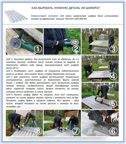 Reparatii ardezie - decât cârpi găurile și fisurile
