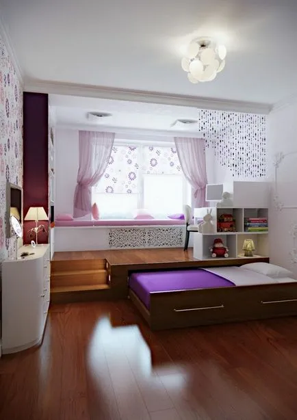 Separarea camerei în două zone (foto)
