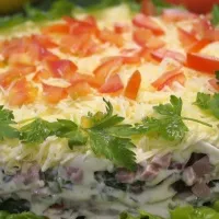 Salate pe masa de nunta - (mai mult de 67 de rețete), cu fotografii de pe