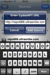 Repozitorii pentru Cydia