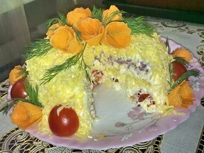 Salate pentru o nunta retete si decoratiuni diferite