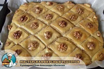 reteta baclava la domiciliu - o adevărată plăcere