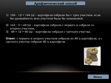 problemă metodă de rezolvare algebrică - matematică, prezentare (mod) Metoda de rezolvare a problemelor algebrică - matematică, prezentări