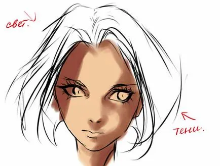 Desenați fata anime fete Sai, lessdraw