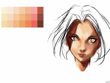 Desenați fata anime fete Sai, lessdraw