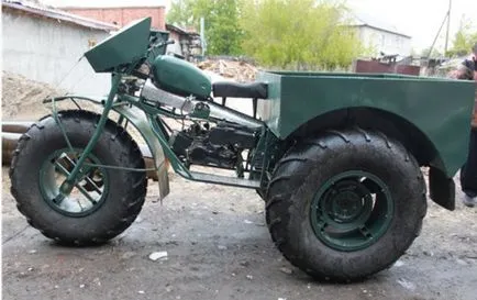 Homemade vehicul de teren Karakata cu motorul de scuter