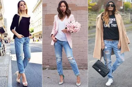 Din ceea ce sa poarte jeansi de moda arcuri (50 poze) (arcuri) Din ceea ce sa poarte blugi albastru moda arcuri (50 poze)