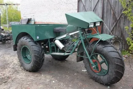 Homemade vehicul de teren Karakata cu motorul de scuter