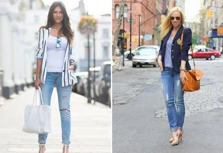 Din ceea ce sa poarte jeansi de moda arcuri (50 poze) (uzură) Din ceea ce sa poarte blugi albastru moda arcuri (50 poze)