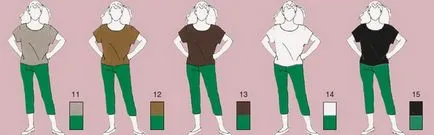 Combinatia de culori cu haine verzi și o fotografie de combinatii de verde si kaki