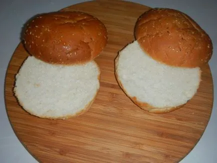 Burger Juicy - cum să faci un burger la domiciliu, pas cu pas reteta fotografii